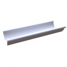 Желоб водосточный GLC Steel-R 125 мм, 3м, Белый